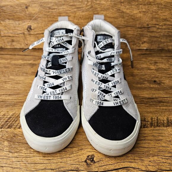 Vintage Havana black white slip on high top sneaker size 5.5 - Picture 2 of 9